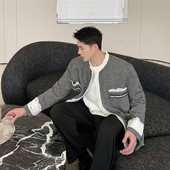 6328 冬巴洛克风立领蕾丝花边外套潮流复古宫廷夹克西装 A452 P165