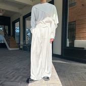 H191 新款 P115 休闲裤 A452 潮流百搭高级感腰带款 阔腿裤