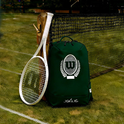 官方训练网球包绿色复古男女收纳