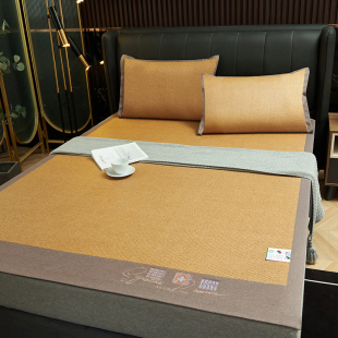 1.8米 印尼席夏凉席子三件套 特加厚反季 清仓处理御藤席子粗麻