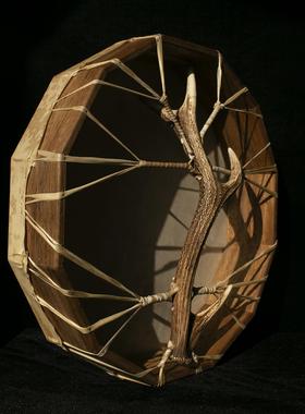 UltreyaDrums 十二角撒满鼓 鹿角握把 shaman鼓 Ultreya shamanic