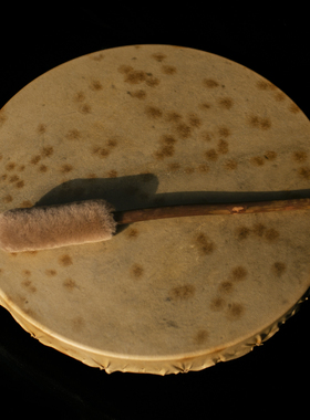 UltreyaDrums Ritual Shaman Drum Ultreya 鹿角 鼓 鹿皮马皮