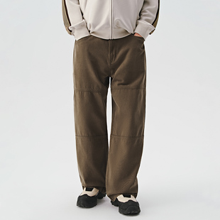 子秋季 裤 宽松直筒裤 长裤 新款 水洗裤 休闲裤 男士 工装 714street美式