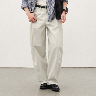 cleanfit长裤 714street秋季 弯刀裤 男2025新款 水洗纯棉宽松休闲裤