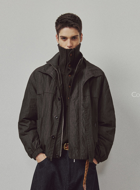 714street高端线 BEHALF  日本和纸感 LM风双领层次3M新雪丽夹克