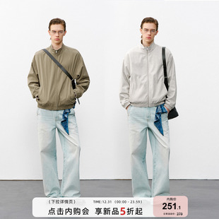 714street双面穿立领夹克