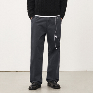 简约男士 新款 休闲裤 宽松工装 714street水洗做旧直筒裤 裤 2025秋季