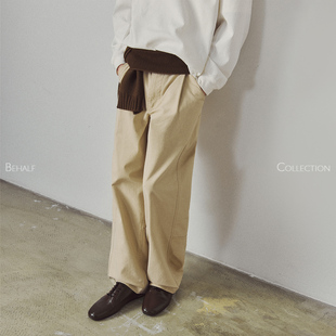 古着感定番收脚休闲长裤 重磅全棉水洗 BEHALF 714street高端线