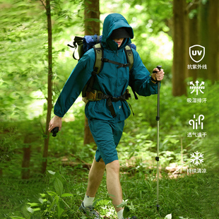 夹克户外冲锋衣外套女 夏装 714street潮牌男士 连帽防晒服2024新款