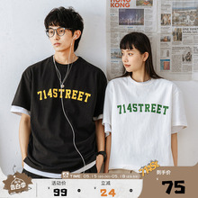 714street 2021夏季国潮新款T男潮牌街头原创日系印花短袖潮牌t恤