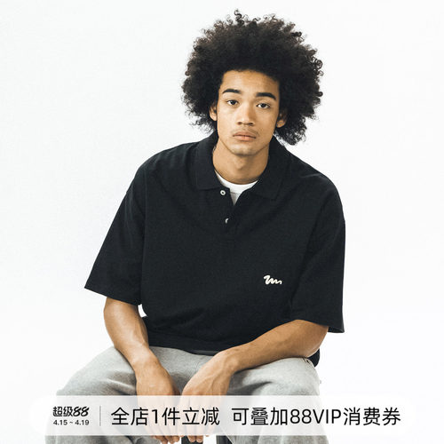 短袖t恤五分袖polo衫714street