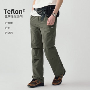 男宽松工装 情侣冲锋裤 裤 女登山裤 休闲裤 714street轻薄三防伞兵裤