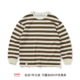条纹长袖 T恤男女同款 2024新款 714street潮牌秋季 宽松上衣情侣装