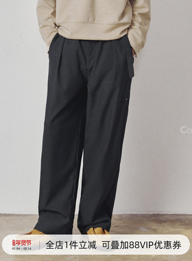 714street高端线BEHALF澳洲进口羊毛精纺R·W·S认证垂感画家西裤