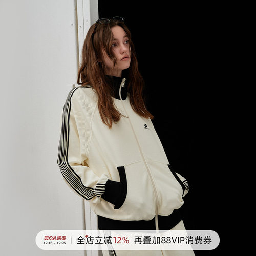 714street罗纹针织开衫