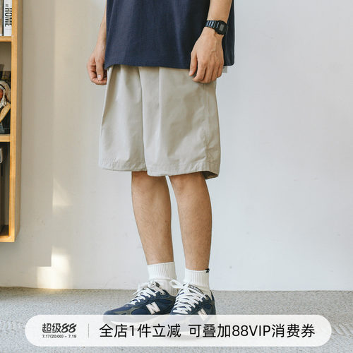 714Street五分裤日系复古休闲裤