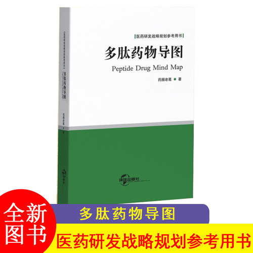 F 多肽药物导图Peptide Drug Mind Map 80多种多肽药物全解析 医药研发战略规划参考用书WDT-JXWH