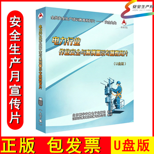 2026年安全月电力行业作业安全与案例警示专题教育片U盘 上下集AY