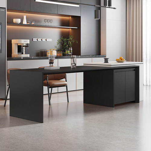 福居坊2025新款岛台餐桌一体定制