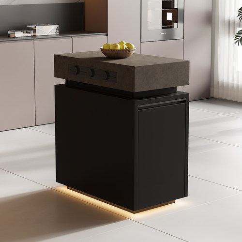 福居坊岩板岛台单独柜高级可定制