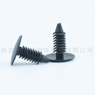 适用于汽车后备箱塑料尼龙卡子卡扣圣诞树形倒刺铆钉卡扣树形按扣