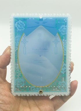 fukuya中华风谷美亚克力蝴蝶结华lo小卡收纳拍立得相框