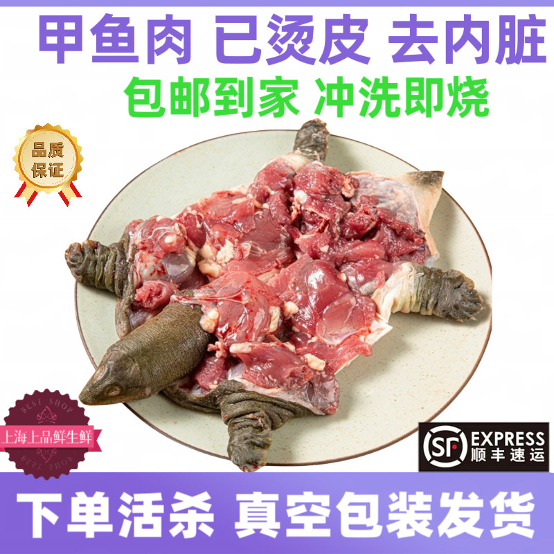 外塘甲鱼肉真空包装新鲜去内脏现杀无胆无肠清水鲜活冷冻
