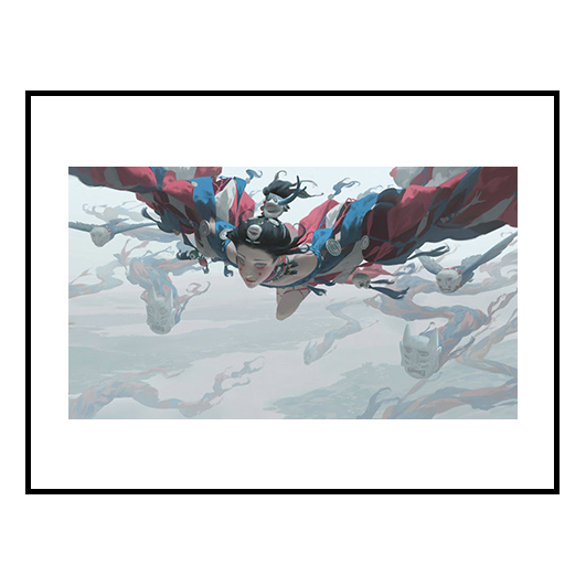 贰拾壹系列限量版画 送画框 全球限量199幅