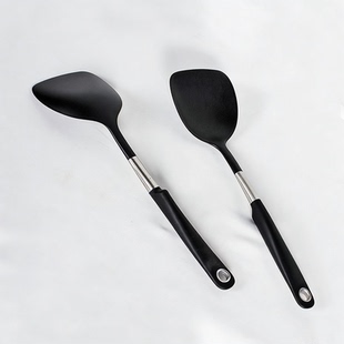 耐高温黑色锅铲哈特365+炒菜铲子炒锅不粘锅塑料铲不伤涂层长手柄