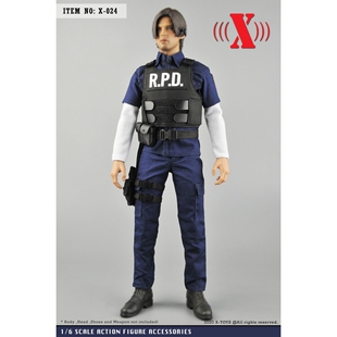 X-TOYS X-024 1/6 比例 兵人 人偶 男款巡察服饰 衣服套装 现货