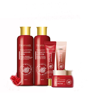 韩国Deoproce迪戈内斯石榴水乳眼霜面霜BB补水保湿润提亮紧致弹力