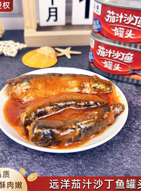 远洋茄汁沙丁鱼罐头开罐即食