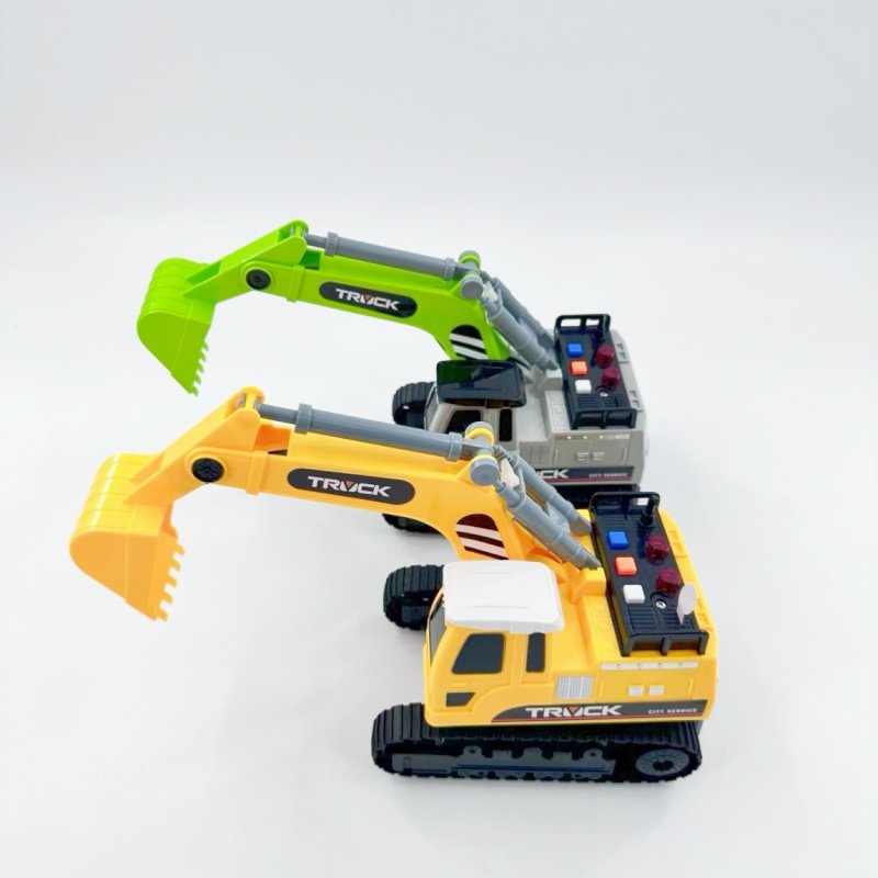 挖掘机大号文艺车玩儿童惯性声光塑胶益智翻斗搅拌吊机工程车玩具,玩具/童车/益智/积木/模型,惯性/回力/滑行玩具,淘宝优惠券,粉丝福利购,淘宝优惠卷