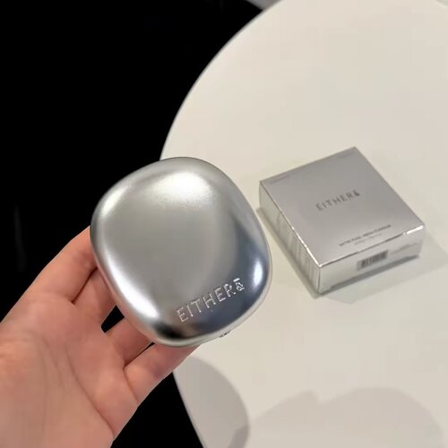 EITHER&银盖丝绸光网纱气垫轻薄