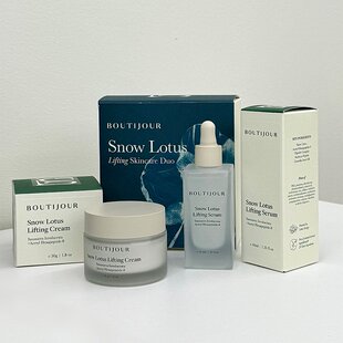韩国BOUTIJOUR贝娇尔雪莲紧致精华面霜套盒保湿补水提拉改善肌肤