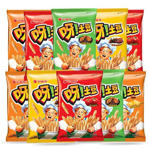好丽友番茄膨化休闲食品呀土豆
