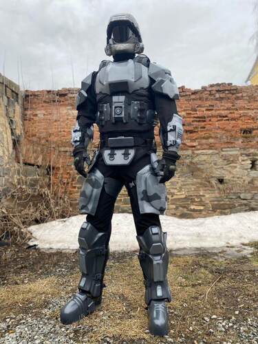 电影光环士官长盔甲套装Cosplay
