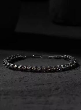 赤铁矿石串珠降落伞绳链手链