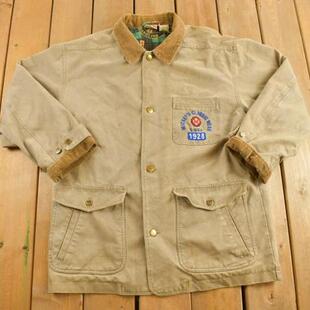 加拿大代购 古着1990年代卡通米老鼠刺绣街头夹克短外套 Jacket㊣