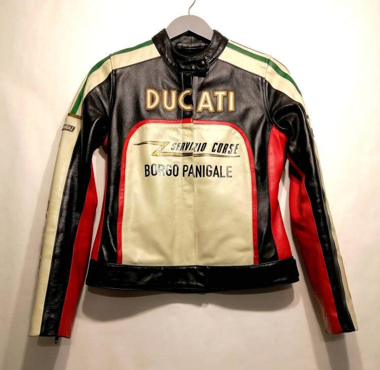 西班牙代购Original◇古着复古经典摩托车机车牛皮立领夹克皮衣