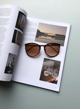 超大渐变防反射镜片女士太阳眼镜