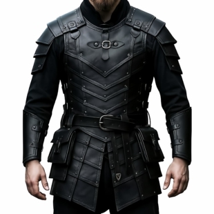 海外代购Armor◇手作中世纪骑士LARP角色扮演胸甲束腰外衣皮衣