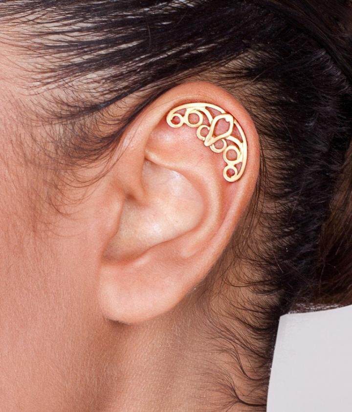以色列代购Cartilage㊣ 手作精致凯尔特风格螺旋线软骨耳钉耳饰
