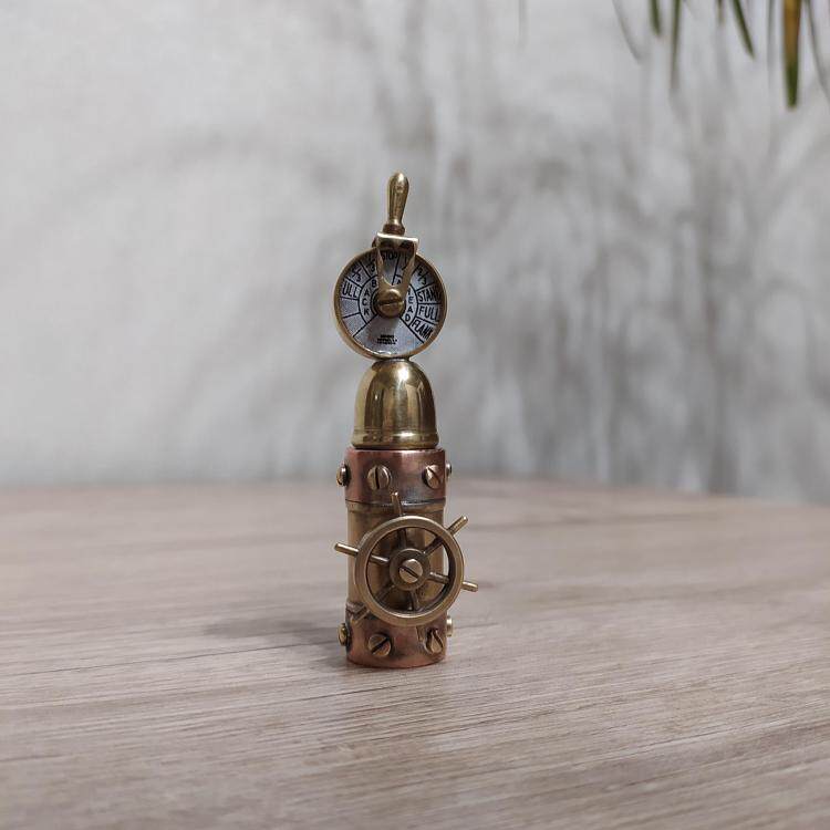 Lighter㊣乌克兰代购 古着老式90年代蒸汽朋克黄铜汽油工作打火机