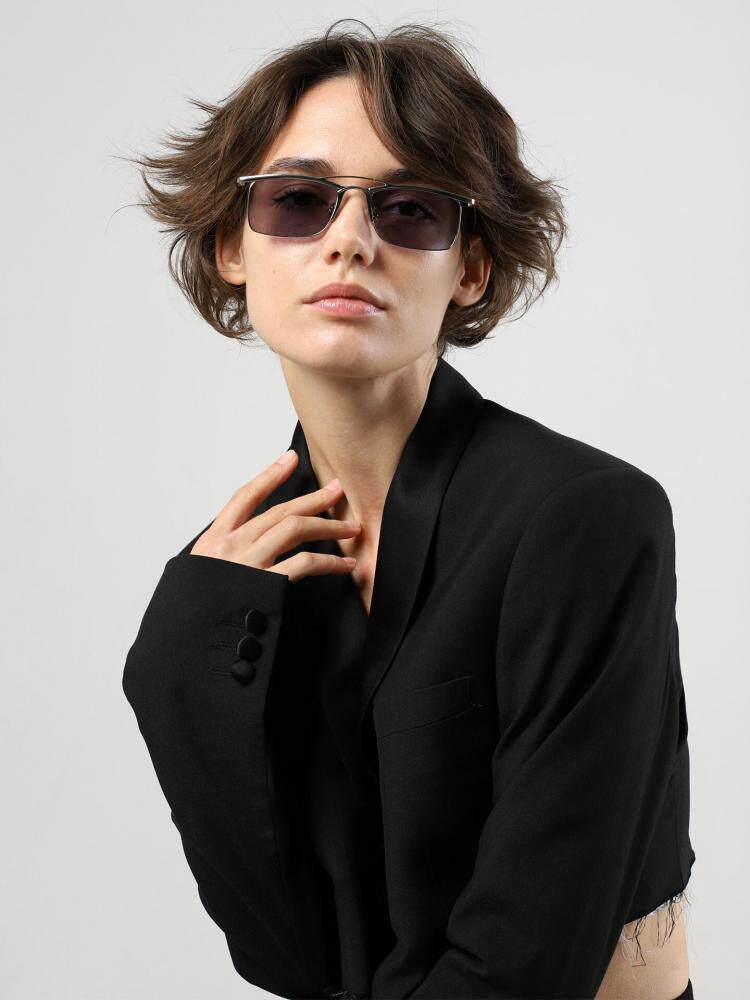 海外代购Cool◇手作时尚长方形偏光镜片UV防护旅行中性太阳眼镜