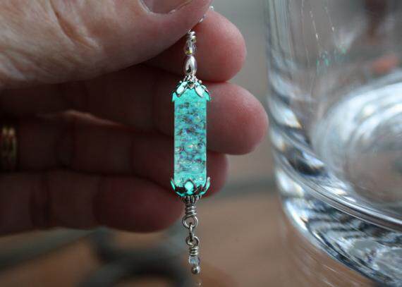 Lantern㊣加拿大代购 手作小仙女发光灯笼设计美丽夜光银项链