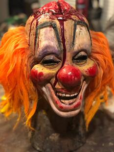 美国代购Clown◇手作Slipknot活结乐队血腥大脑小丑cosplay面具