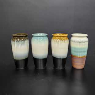 精品陶瓷花瓶高30CM随机颜色发货鲜花鲜切花枝条花材