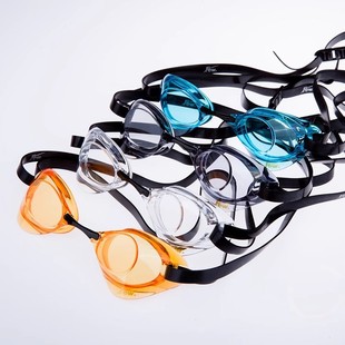 FEW飘牌 专业减少阻力无胶圈比赛镀膜游泳镜