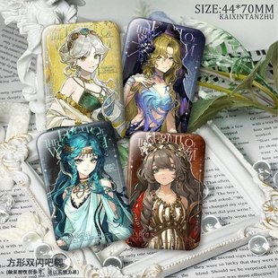 温妮弗雷德刺客信条联动维拉方形吧唧双闪反光摆件同人谷子礼物女